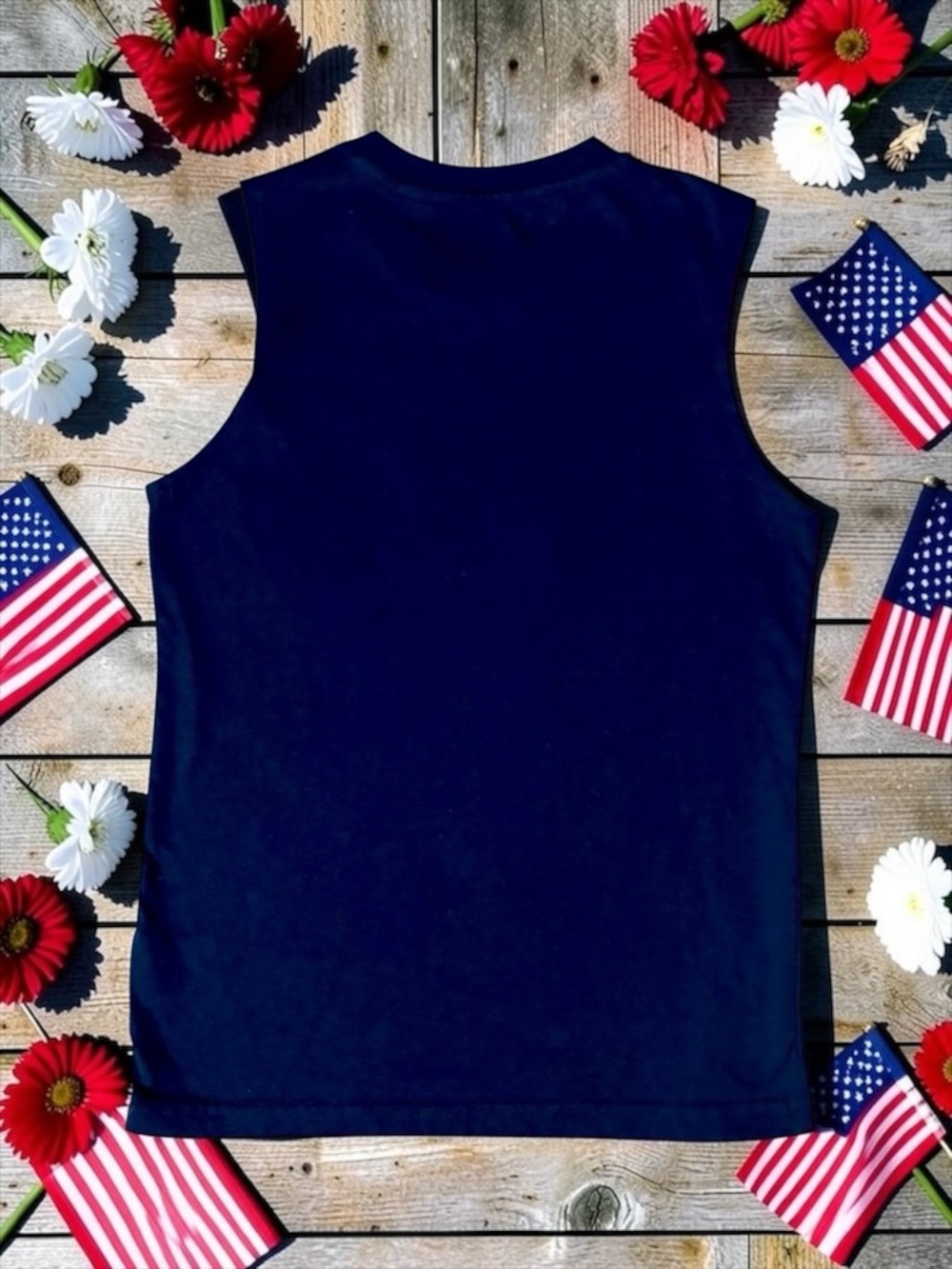 Way to Celebrate Girls Navy Blue “Freedom and Fireworks” Tee S (6/7) - Picture 3 of 4